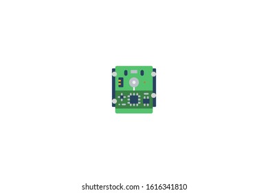 Harddrive icon in trendy flat style isolated on white background vector illustration