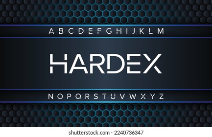 HARDEX Resumen banda marina oscura con fondo de líneas azules. Ilustración vectorial. Patrón de anuncios, afiches, pancartas.