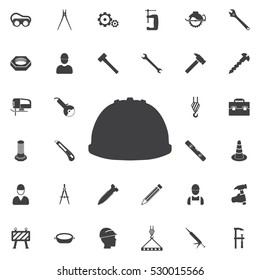 Hardhat Icon. Construction icons universal set for web and mobile