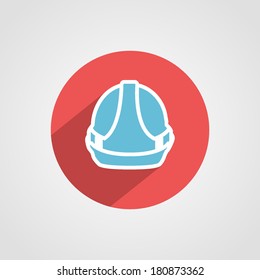 Hardhat Icon Isolated On White Background