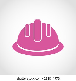 Hardhat Icon Isolated on White Background