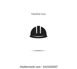 Hardhat icon vector illustration on background