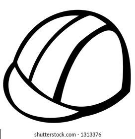 hardhat illustration in black and white