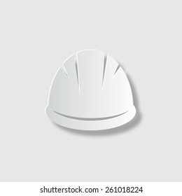 Hardhat  - vector icon with shadow