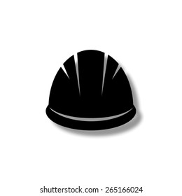  Hardhat  - vector icon with shadow
