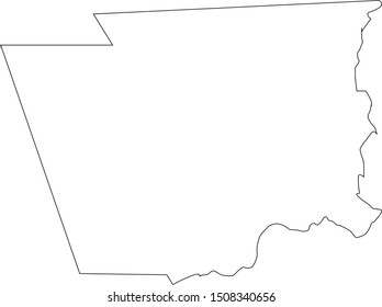 Hardin County Map In State Of Texas