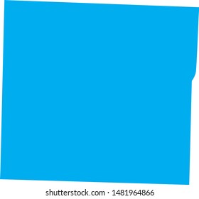 Harding County map in the state of south dakota