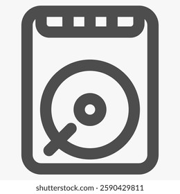 hardisk, simple computer hardware icons