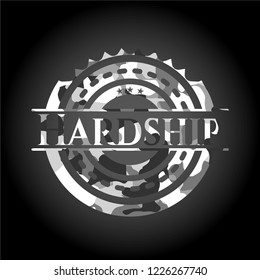 Hardship Grey Camo Emblem