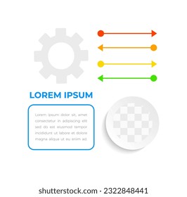 Hardware for business infographic chart design element set. Abstract vector symbols for infochart with blank copy spaces. Editable instructional graphics kit. Montserrat Bold, Regular fonts used