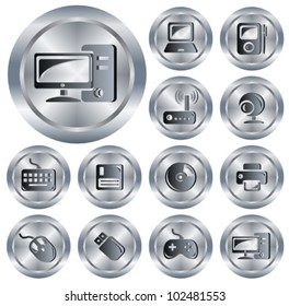 Hardware button set