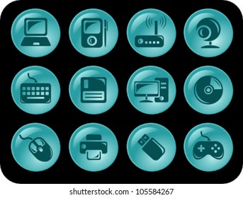 Hardware button set