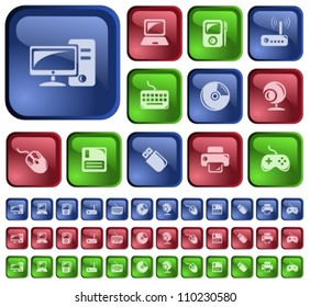 Hardware button set