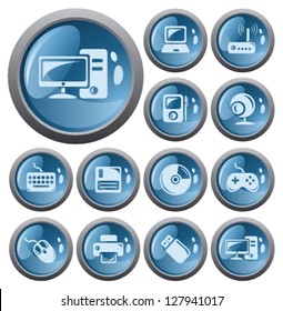 Hardware button set