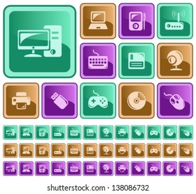 Hardware button set