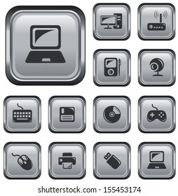 Hardware button set