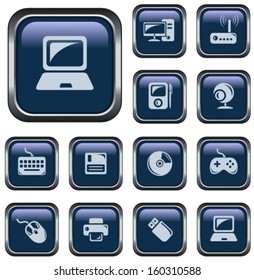 Hardware button set
