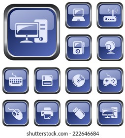 Hardware button set