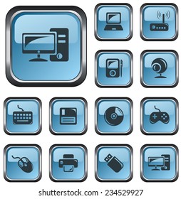 Hardware button set