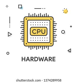 Hardware Colored Line Icon