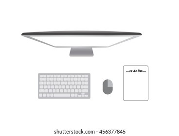 Hardware computer vector illustration 