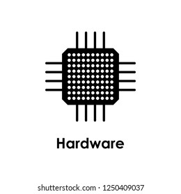 hardware, cpu icon. One of the business collection icons for websites, web design, mobile app