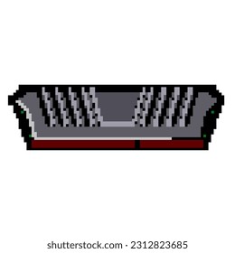 hardware desktop memory game pixel art retro vector. bit motherboard chip, service computer hardware desktop memory. old vintage illustration