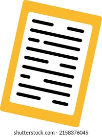 Hardware-e-Book, Illustration, Vektorgrafik auf weißem Hintergrund.
