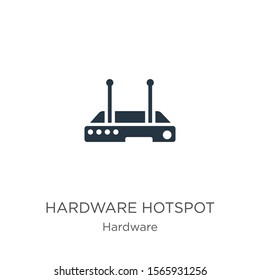 Hardware hotspot icon vector. Trendy flat hardware hotspot icon from hardware collection isolated on white background. Vector illustration can be used for web and mobile graphic design, logo, eps10