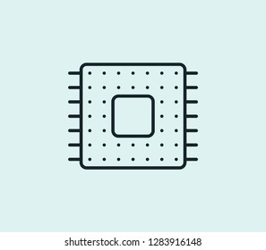 Hardware icon line isolated on clean background. Hardware icon concept drawing icon line in modern style. Vector illustration for your web mobile logo app UI design.