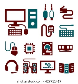 hardware icon set