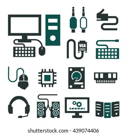 hardware icon set