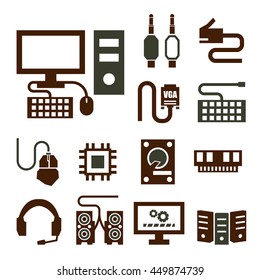 hardware icon set
