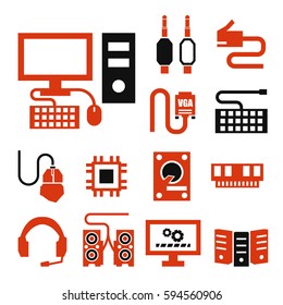 hardware icon set