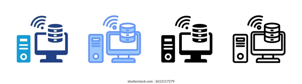 Hardware icon set multiple style collection