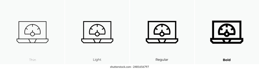 hardware icon. Thin, Light Regular And Bold style design isolated on white background