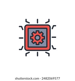 hardware icon. vector.Editable stroke.linear style sign for use web design,logo.Symbol illustration.