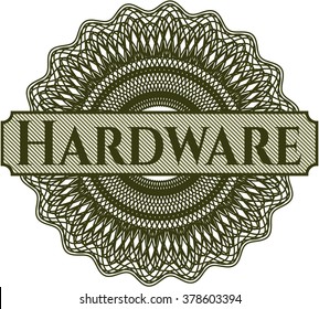 Hardware-Geld-Rosette