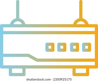 Hardware Pc Parts Gradient Line Icon