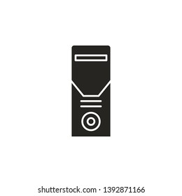 hardware, pc, server icon. Simple glyph, flat vector of hardware icons for UI and UX, website or mobile application