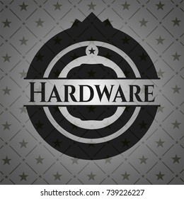 Hardware realistic dark emblem