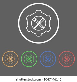 Hardware repair icons
