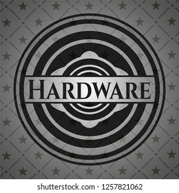 Hardware retro style black emblem