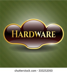 Hardware shiny badge