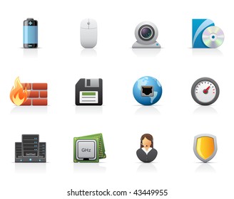 Hardware And Software Icons