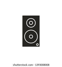 hardware, speaker icon. Simple glyph, flat vector of hardware icons for UI and UX, website or mobile application