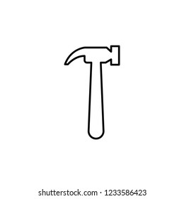 hardware store sign icon. Element of navigation sign icon. Thin line icon for website design and development, app development. Premium icon