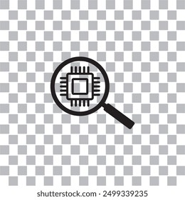 hardware testing icon , processor icon