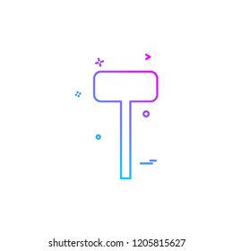 Hardware tool icon design vector