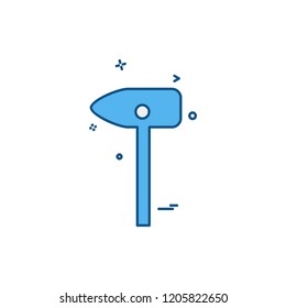 Hardware tool icon design vector